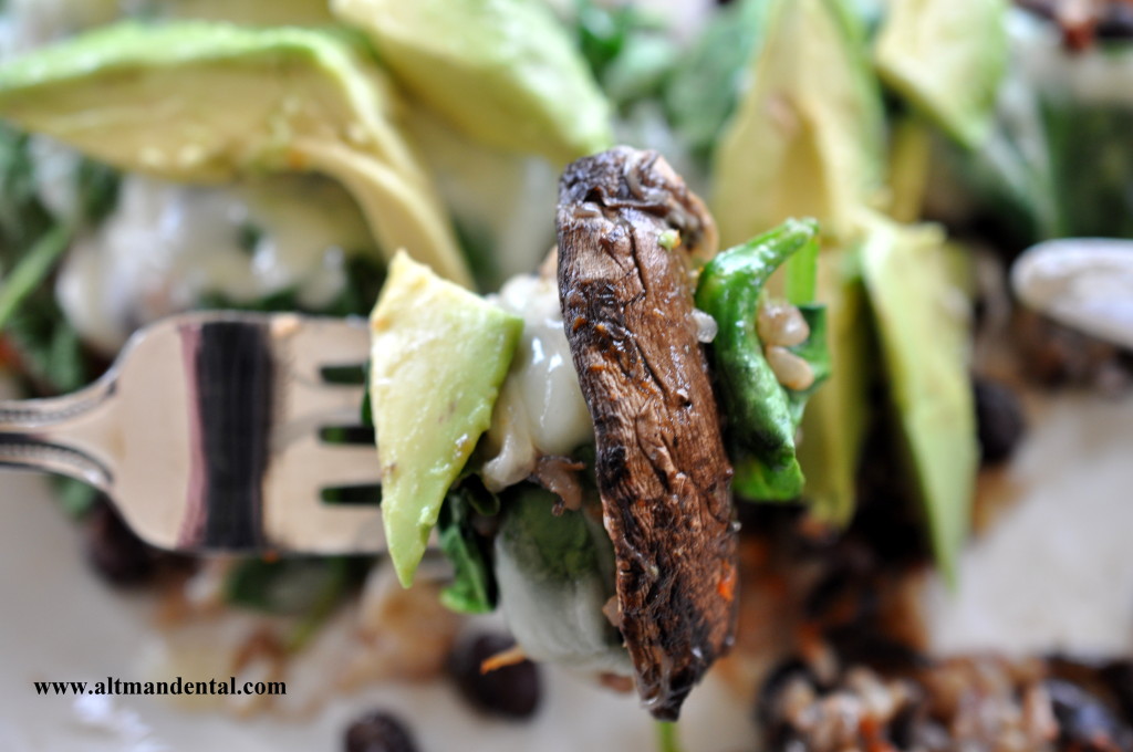 Balsamic Roasted Portobello with Avocado