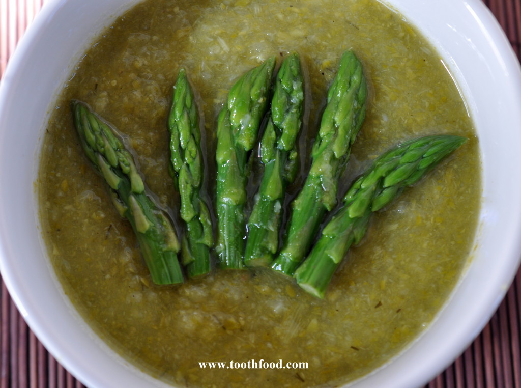Cream of Asparagus Soup (Vegan)