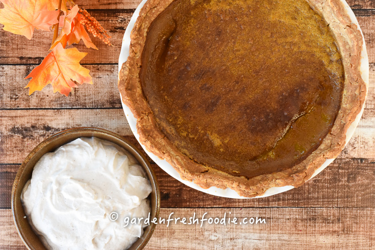 Vegan Maple Pumpkin Pie Baked