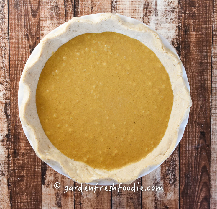 Vegan Maple Pumpkin Pie Filling and Gluten Free Pie Crust PreBak