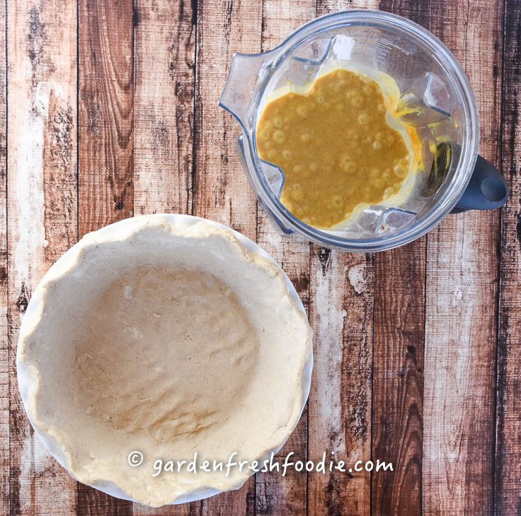 Vegan Maple Pumpkin Pie Filling and Gluten Free Pie Crust