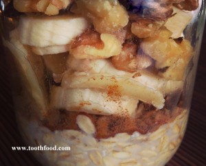 Jar of Banana Walnut Museli