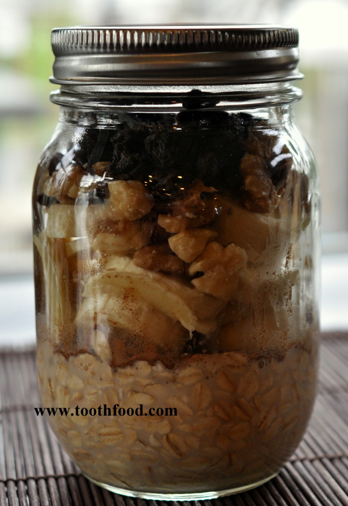 banana walnut raisin museli