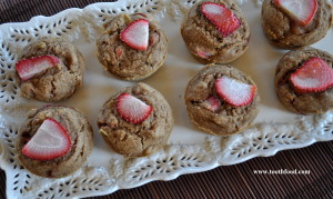 Gluten Free Strawberry Rhubarb Muffins