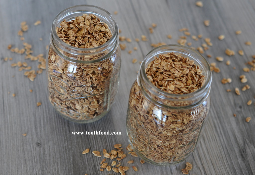Jars of Maple Granola