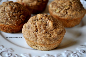 Vegan Banana Muffins Plated