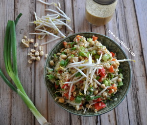 Miso Ginger Rice Salad