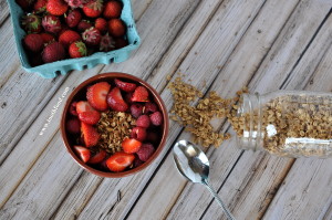 Strawberry Granola Breakfast