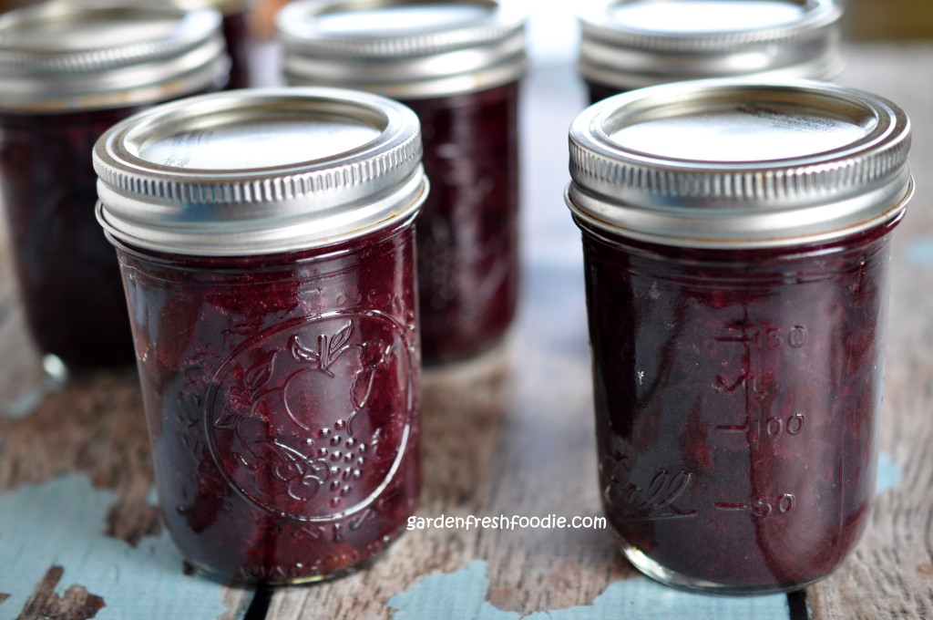 All Canned Maple Blueberry Jam