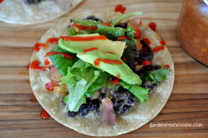 Limey Black Bean Taco