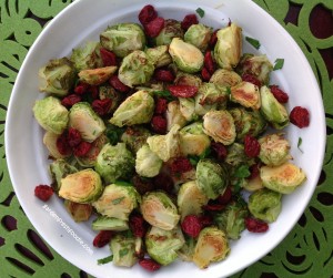 Bowl of Lemon Brussels Sprouts