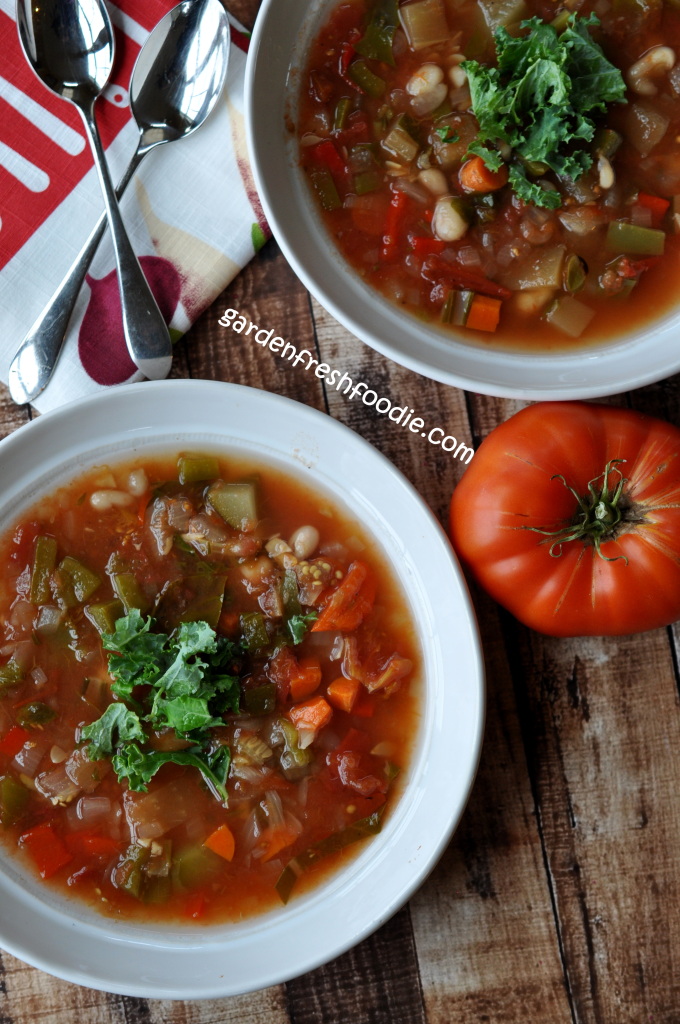 Bowls of Garden Fresh Fall Minestrone