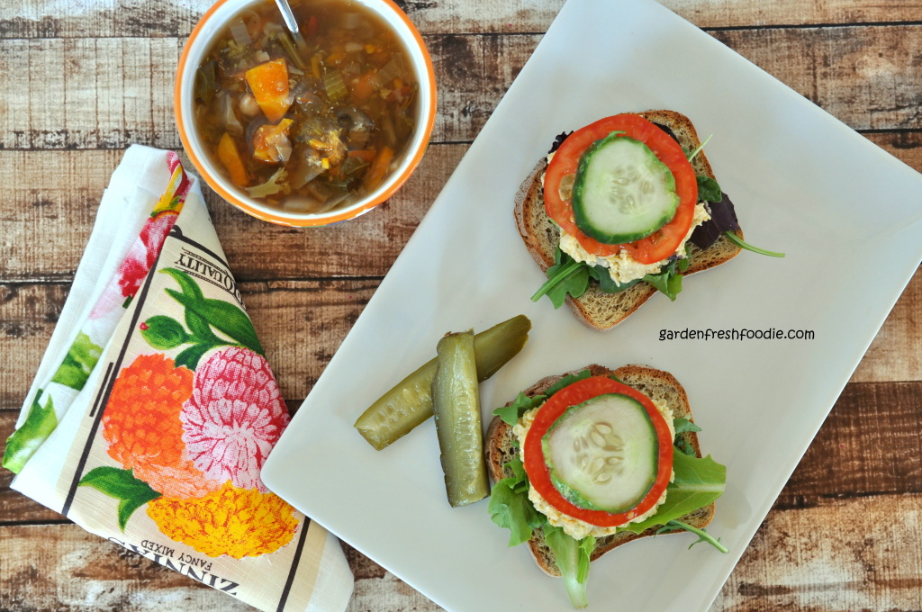 Tuna-less Chickpea Salad Sandwich
