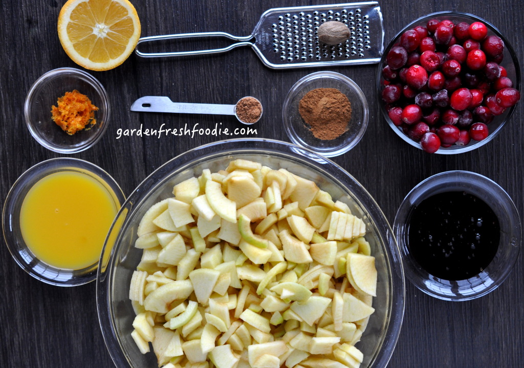 Apple Cranberry Bar Mise en Place Mise en Place