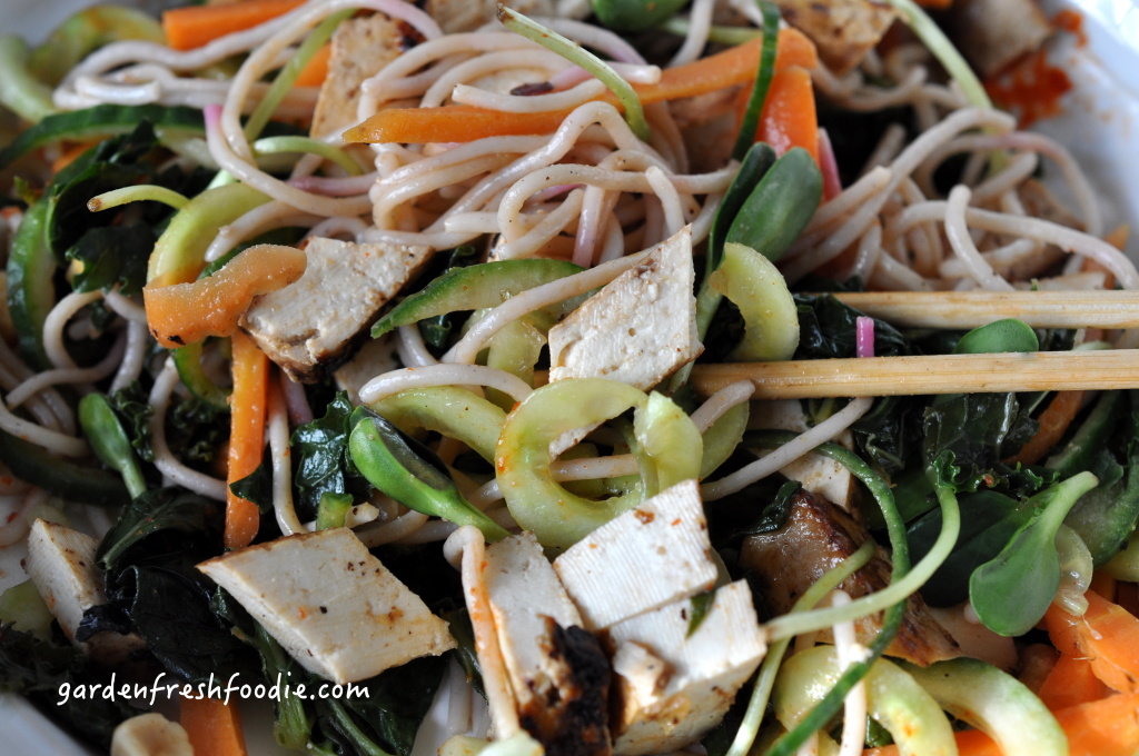 Baked Tofu Cut Into Pieces