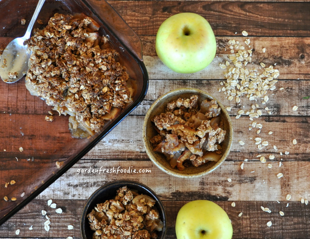 Bowls of Apple Cobbler