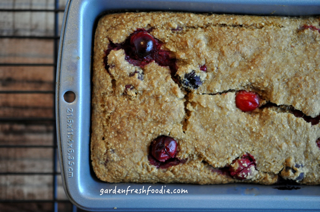 Cooling Pumpkin Cranberry Bread