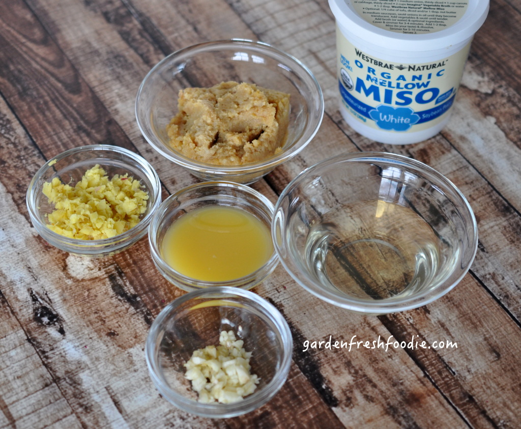 Miso Dressing Mise En Place