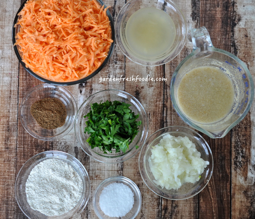 Indian Spiced Sweet Potato Latkes Mise En Place