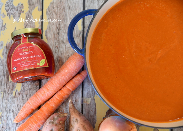 Moroccan Carrot Soup With Harissa
