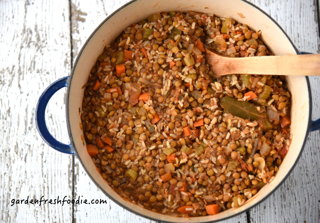Italian Lentils and Rice