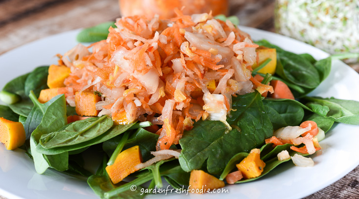 Ginger Carrot Kimchi Salad