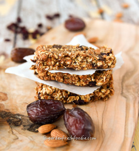 Stacks of Crantastic Chewy Granola Bars