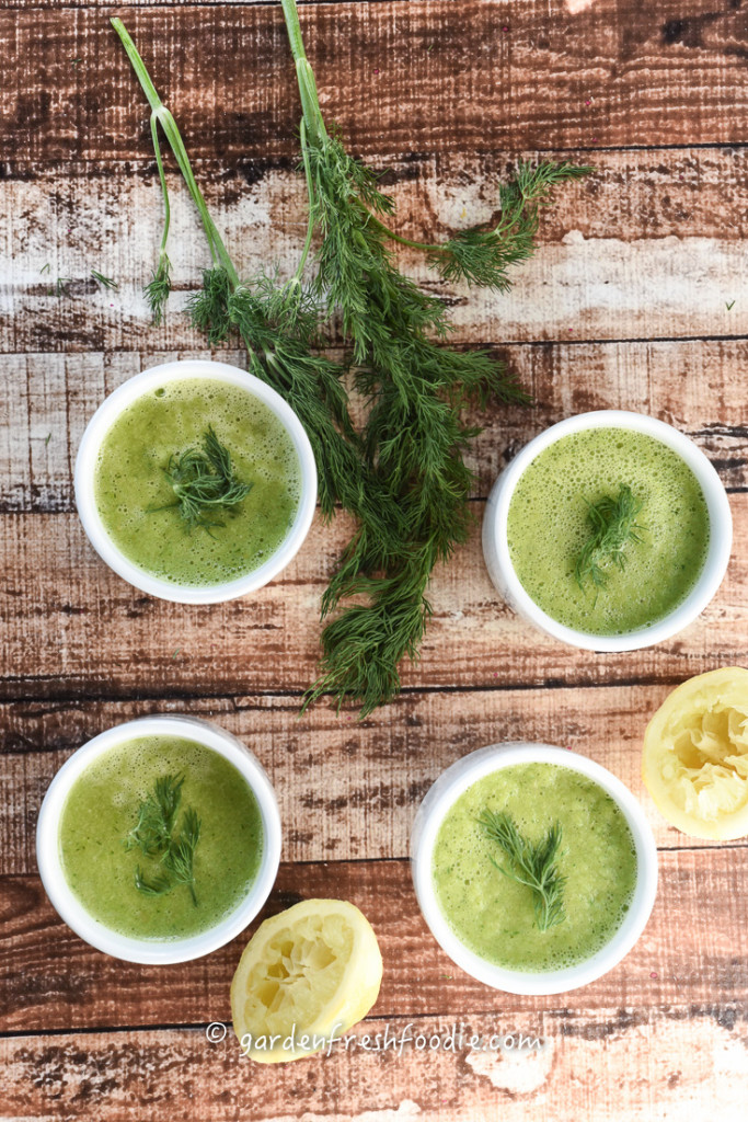 Lemon and Dill Spring Pea Soup