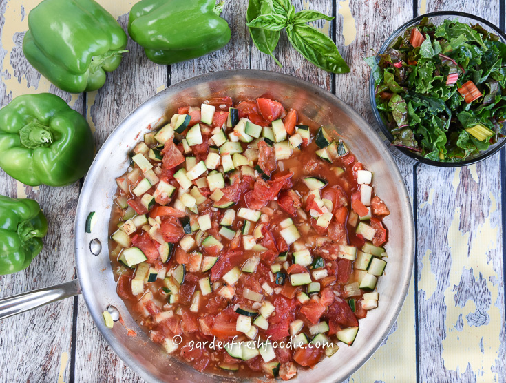 Creating a Sauce Base For Summer Stuffed Peppers