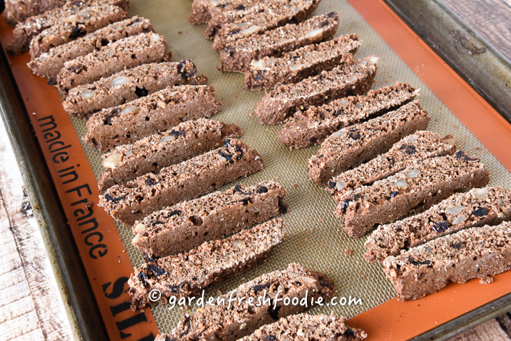 Baking Chocolate Macadamia Nut Biscotti
