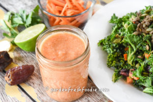 Carrot Ginger OIl Free Dressing