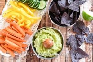 Holy Guacamole With Fresh Veggies and Chips