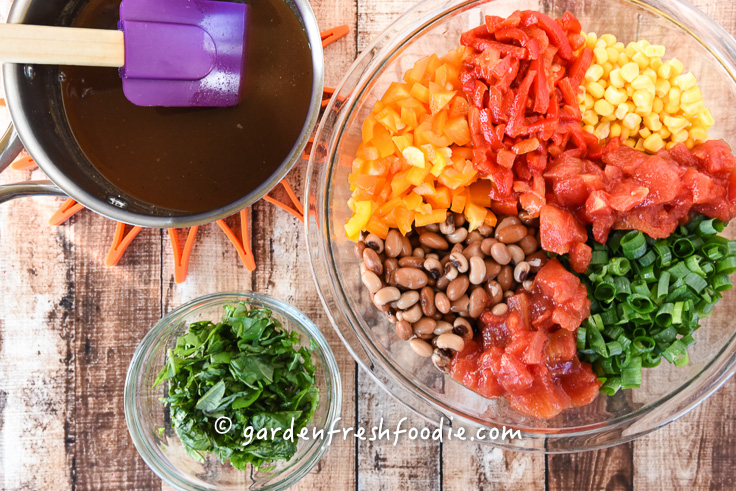 Mixing Sauce For Texas Caviar