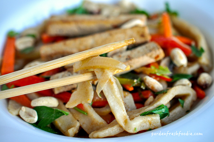 Gluten Free Yaki Udon Noodles | Garden Fresh Foodie
